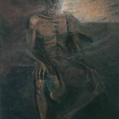 Hombre anónimo | Óleo sobre madera | 129 x 91 cm | 1982