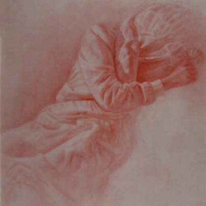 María Ausente | Técnica mixta sobre pergamino | 31 x 25 cm | 1982